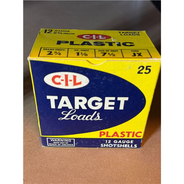 CIL Target Loads Plastic 12 Ga. 2 3/4 drams