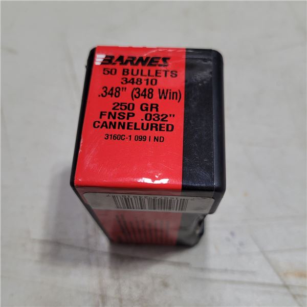 .348    (348 Win)  250gr Barnes Bullets