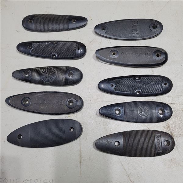 10 Assorted Rifle Buttplates