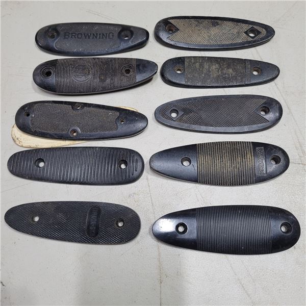 10 Assorted Rifle Buttplates