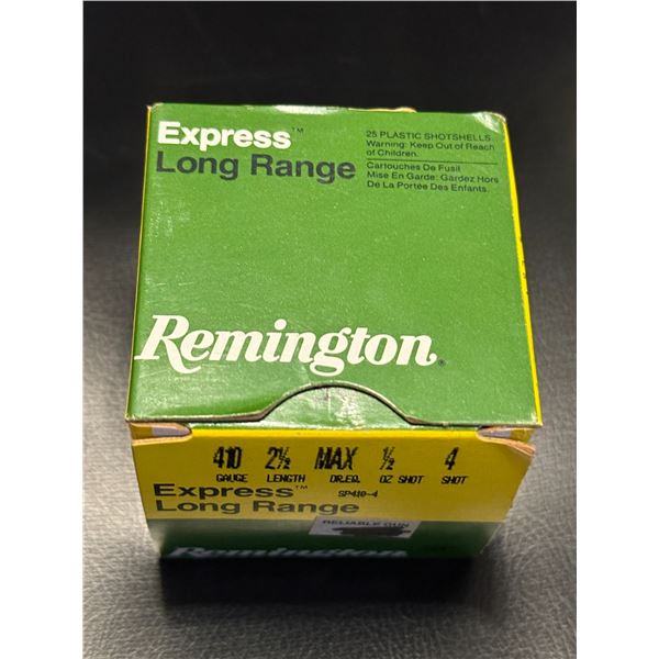 410 gauge 2.5" Remington Express Long Range Shotshells