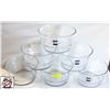 Image 1 : 6 NEW LUMINARC UNISSON T GLASS SALAD BOWLS
