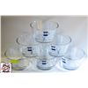 Image 1 : 6 NEW LUMINARC UNISSON T GLASS SALAD BOWLS