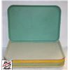 Image 1 : 13 ASSORTED COLOUR'S CAFETERIA TRAYS 22" X 16"
