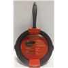 Image 3 : NEW 8" LAGOSTINA CAST IRON PAN SKILLET HEAVY DUTY