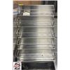 Image 1 : 22" X 24" X 36" 5 TIER S/S STEPPED DISPLAY SHELF