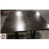 Image 1 : BAILIFF SEIZURE: 4 24" X 24" X 31" DINNING TABLES