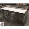 Image 2 : BAILIFF SEIZURE: TURBO AIR 67" PIZZA PREP TABLE W/