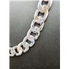 Image 3 : Huge 101.9 Gram Tri-Layered .925 Silver Plated Cuban Link Necklace