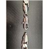 Image 5 : Huge 101.9 Gram Tri-Layered .925 Silver Plated Cuban Link Necklace