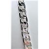 Image 8 : Huge 101.9 Gram Tri-Layered .925 Silver Plated Cuban Link Necklace
