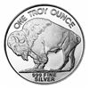Image 2 : Silver Round 1oz Buffalo Coin