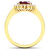 Image 4 : 14KT Yellow Gold 1.5ct Ruby and Diamond Ring