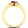 Image 4 : 14KT Yellow Gold 1.5ct Ruby and Diamond Ring