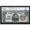 Image 1 : 1890 $5 Treasury Note PCGS 64