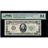 Image 1 : 1934D $20 New York FRN PMG 64EPQ