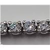 Image 8 : 18KT White Gold Plated Simulated Diamond Bracelet
