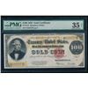 Image 1 : 1922 $100 Gold Certificate PMG 35NET