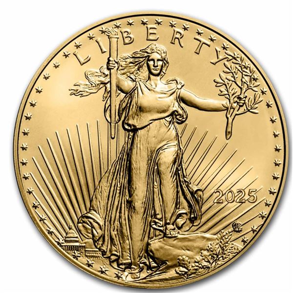2025 American Gold Eagle 1oz BU Coin
