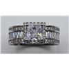 Image 4 : Stunning 1.5 Ct Princess Cut Simulated Diamond Ring