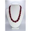 Image 1 : Beautiful Large 532 Ctw Mined From The Earth Natural Ruby Necklace