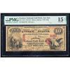Image 1 : 1874 $10 San Jose National PMG 15NET
