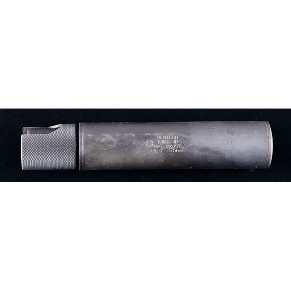 GEMTECH HALO 5.56MM SILENCER WITH BOX.