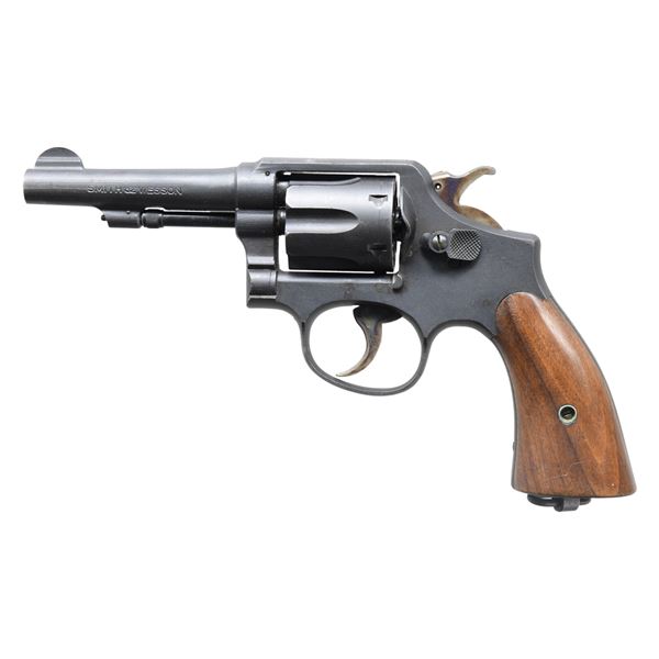 UNUSUAL SMITH & WESSON VICTORY MODEL DA REVOLVER.