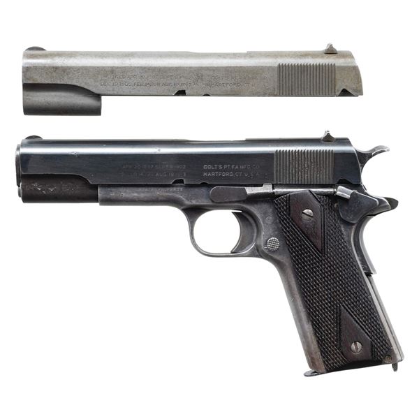 COLT 1911 U.S. ARMY SEMI AUTO PISTOL.