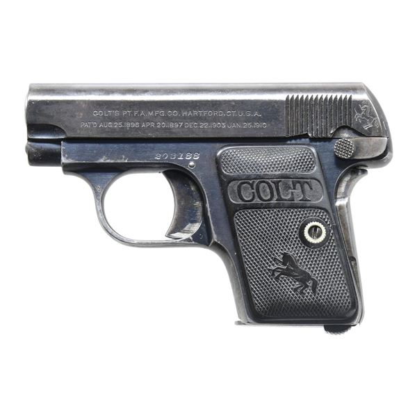 COLT 1908 VEST POCKET SEMI AUTO PISTOL.