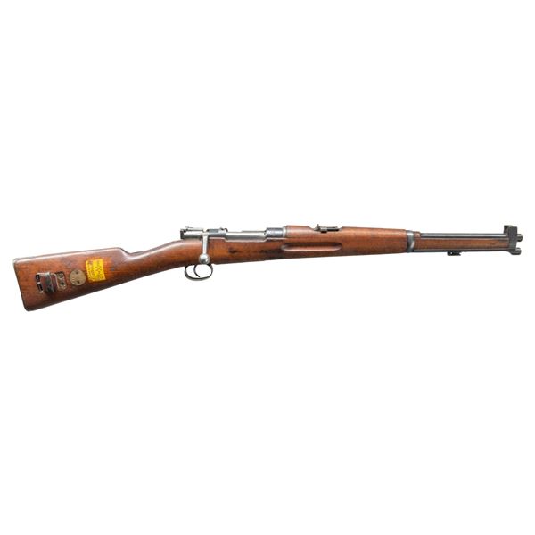 LATE SWEDISH M94/14 MAUSER BOLT ACTION CARBINE.