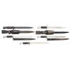 Image 1 : LOT OF 5 PRIMARILY GERMAN WWII DRESS BAYONETS.