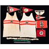Image 1 : WWII GERMAN SPORT SHIRTS, PENNANTS, AND MORE.