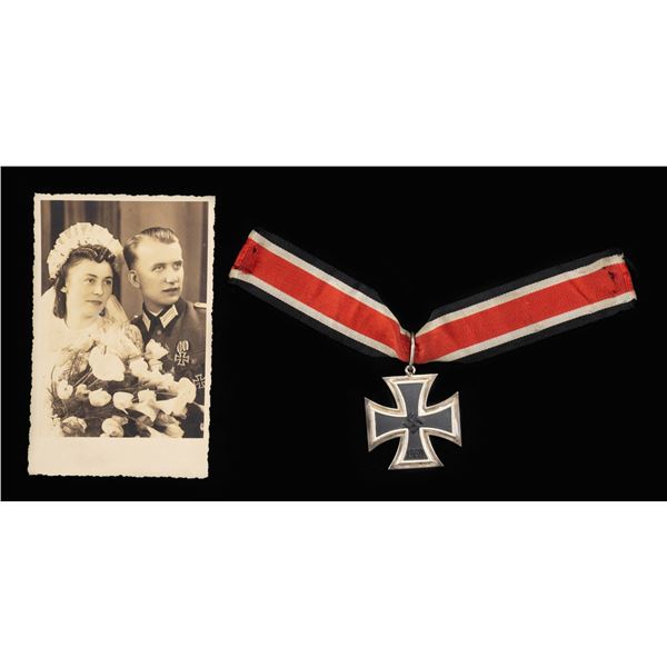 WWII GERMAN IRON CROSS WITH ALTERATION.
