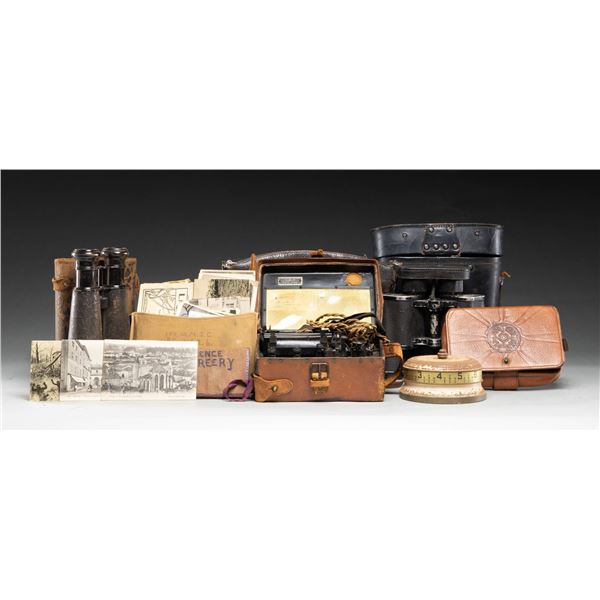 WWII GERMAN BINOCULARS, FRENCH BINOCULARS & MORE.