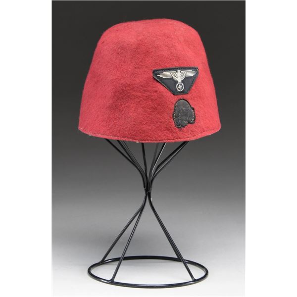 WWII GERMAN SS STYLE FEZ.