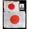 Image 1 : LARGE AUTOGRAPHED PHOT OF JAPANESE FLYER & FLAGS.