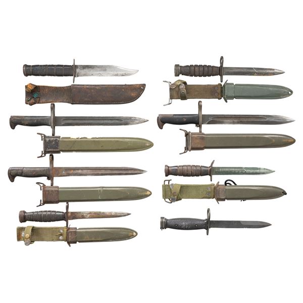 US BAYONETS AND FIGHTING KNIVES.