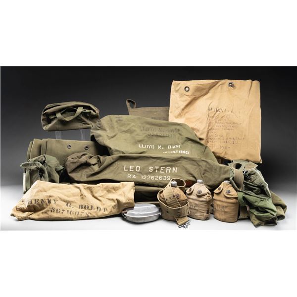 MIXED LOT OF USGI GEAR.