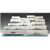 Image 1 : 17 WWII NAVAL SHIP IDENTIFICATION MODELS.