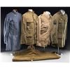 Image 1 : MILITARY UNIFORMS AND A REGULATION BLANKET.