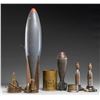 Image 1 : LOT OF ASSORTED WWII INERT ORDNANCE & TRENCH ART.