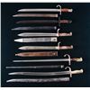 Image 2 : LOT OF 6 FOREIGN MILITARY BAYONETS.