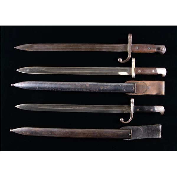 THREE U.S. MADE EXPORT BAYONETS BY REMINGTON,