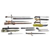 Image 1 : LOT OF ASSORTED FOREIGN MILITARY BAYONETS.