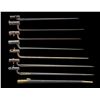 Image 1 : LOT OF 7 ASSORTED SOCKET RIFLE BAYONETS.