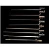 Image 2 : LOT OF 7 ASSORTED SOCKET RIFLE BAYONETS.