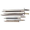Image 2 : LOT OF 4 FOREIGN BAYONETS & EDGED WEAPONS.