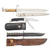 Image 1 : LOT OF 2 KNIVES & 1 MAUSER PATTERN DRESS BAYONET.
