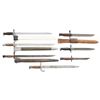 Image 1 : LOT OF 7 VARIED BAYONETS.